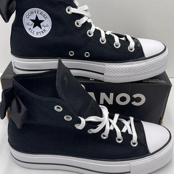 Converse WMNS CTAS LIFT HI
BLACK/WHITE/BLACK А14828C Platforms Sneakers - Picture 5 of 16